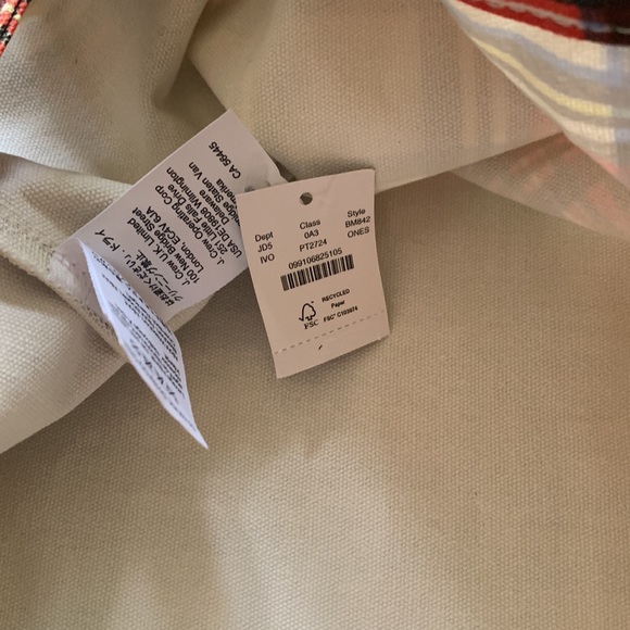 Jcrew tartan tote NWT - Picture 3 of 4